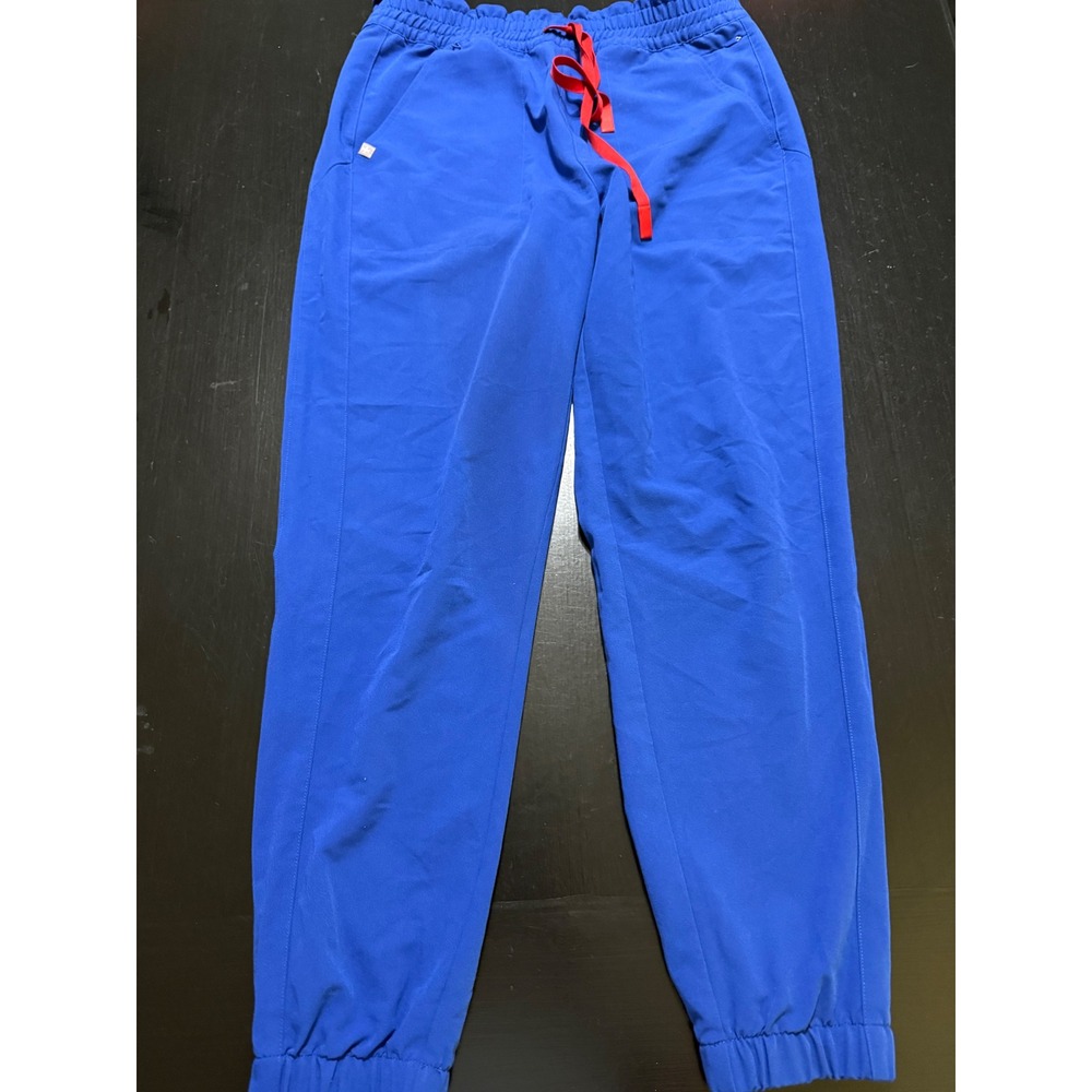 FIGS Technical Collection Women Royal Blue Scrub Jogger Pants L 1000622R